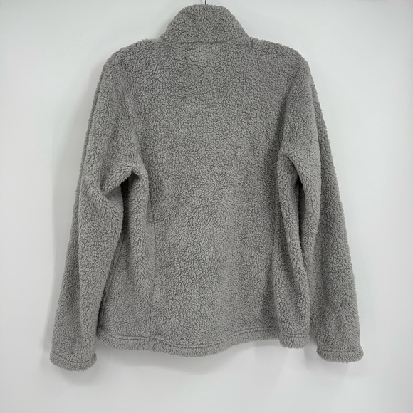 Patagonia Women's Size Large Los Gatos 1/4 Zip Soft Fleece Jacket Gray pullover - Picture 7 of 8